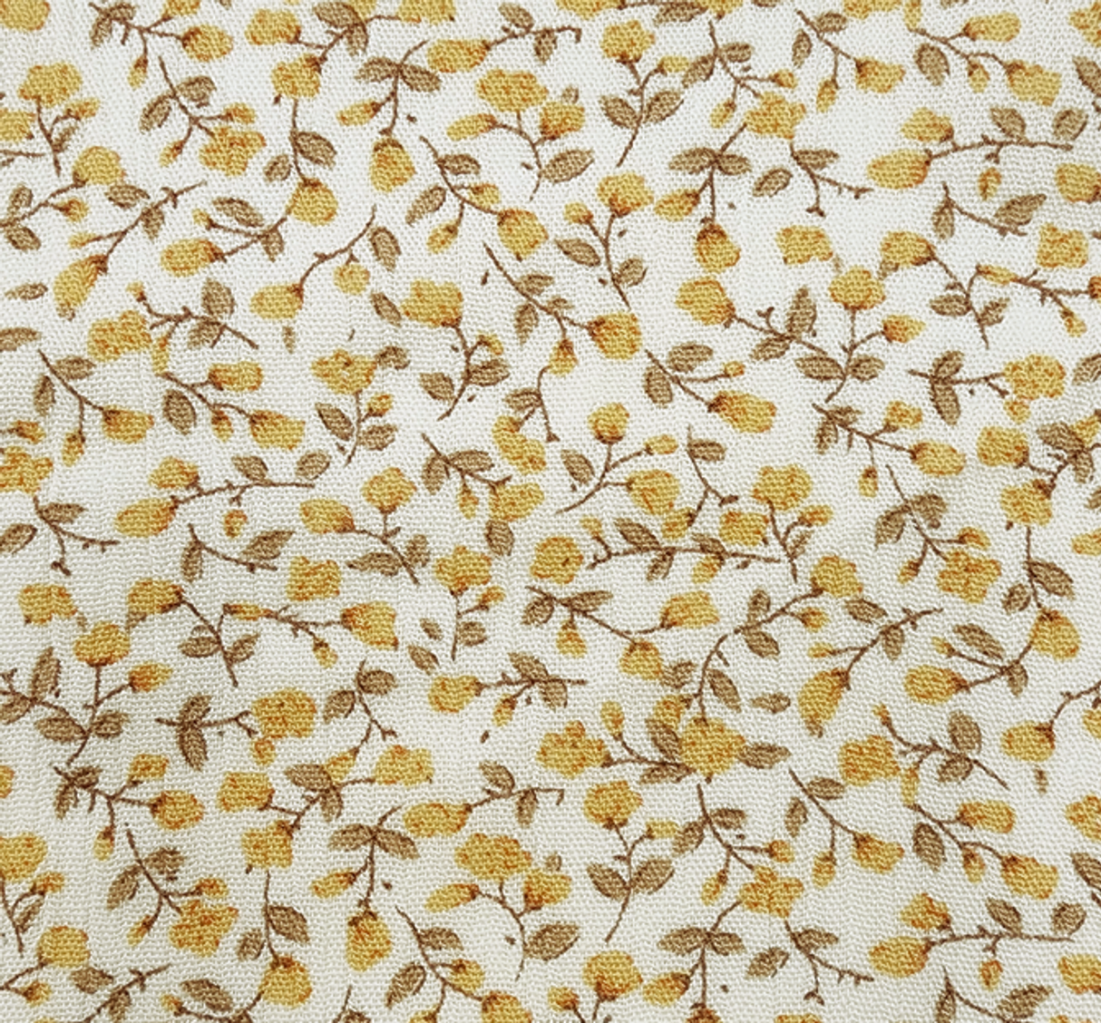 1 Yard Mellow Yellow Rayon Crepon Fabric Lightweight Woven Textured Pleated Apparel Width 50/52"