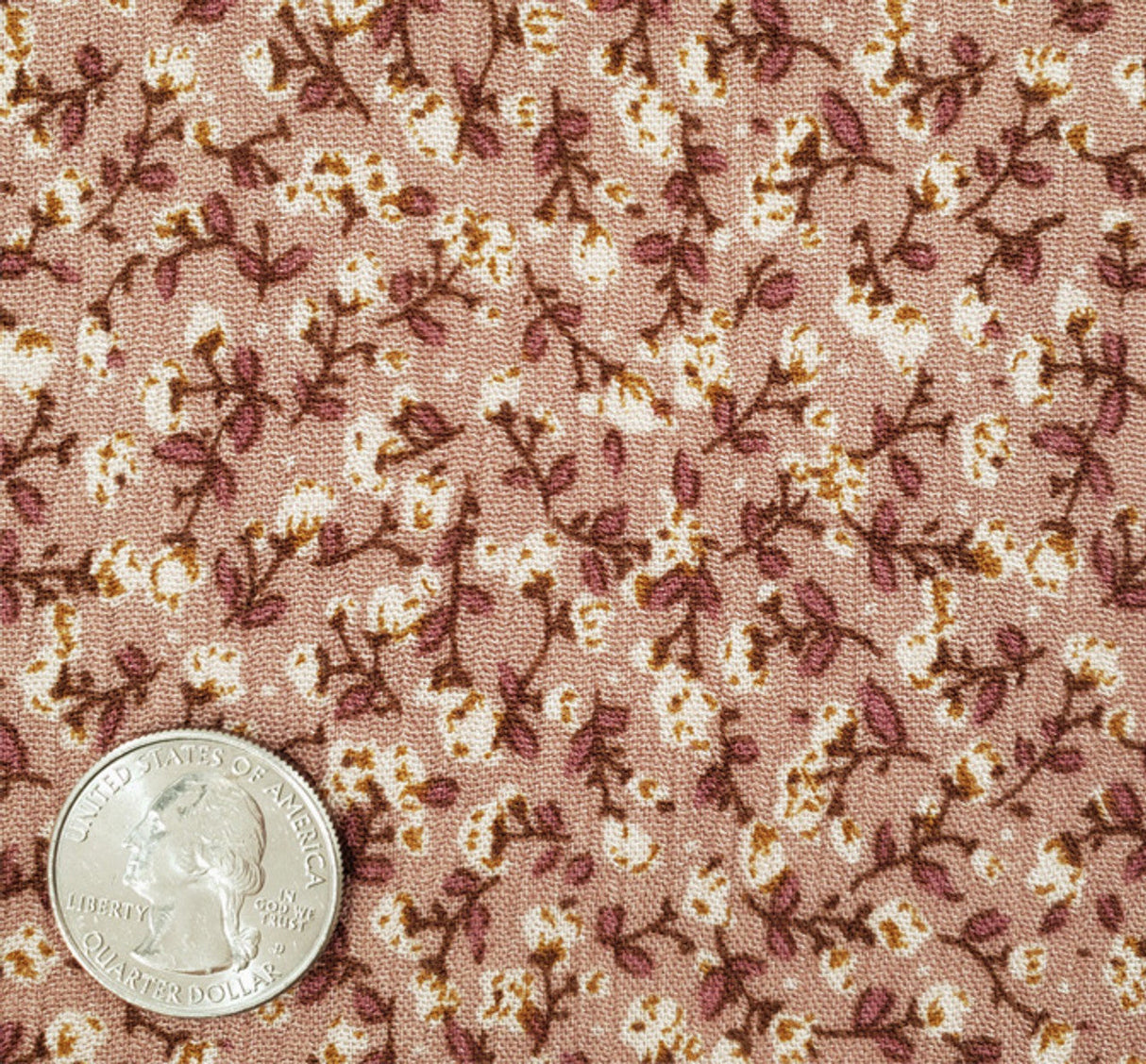 1 Yard Sandstone Rayon Crepon Fabric Lightweight Woven Textured Pleated Apparel Width 50/52"