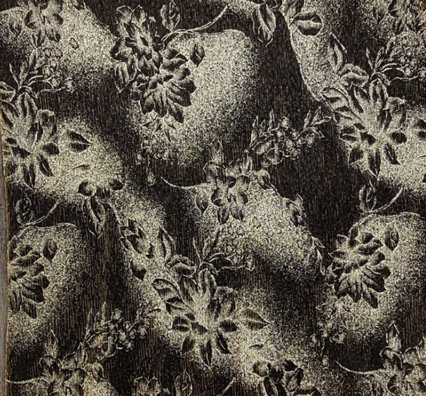 1 yard Black & Gold Foil Mesh Fabric 56/58" Wide Polyester Material for Event Décor & Apparel Projects