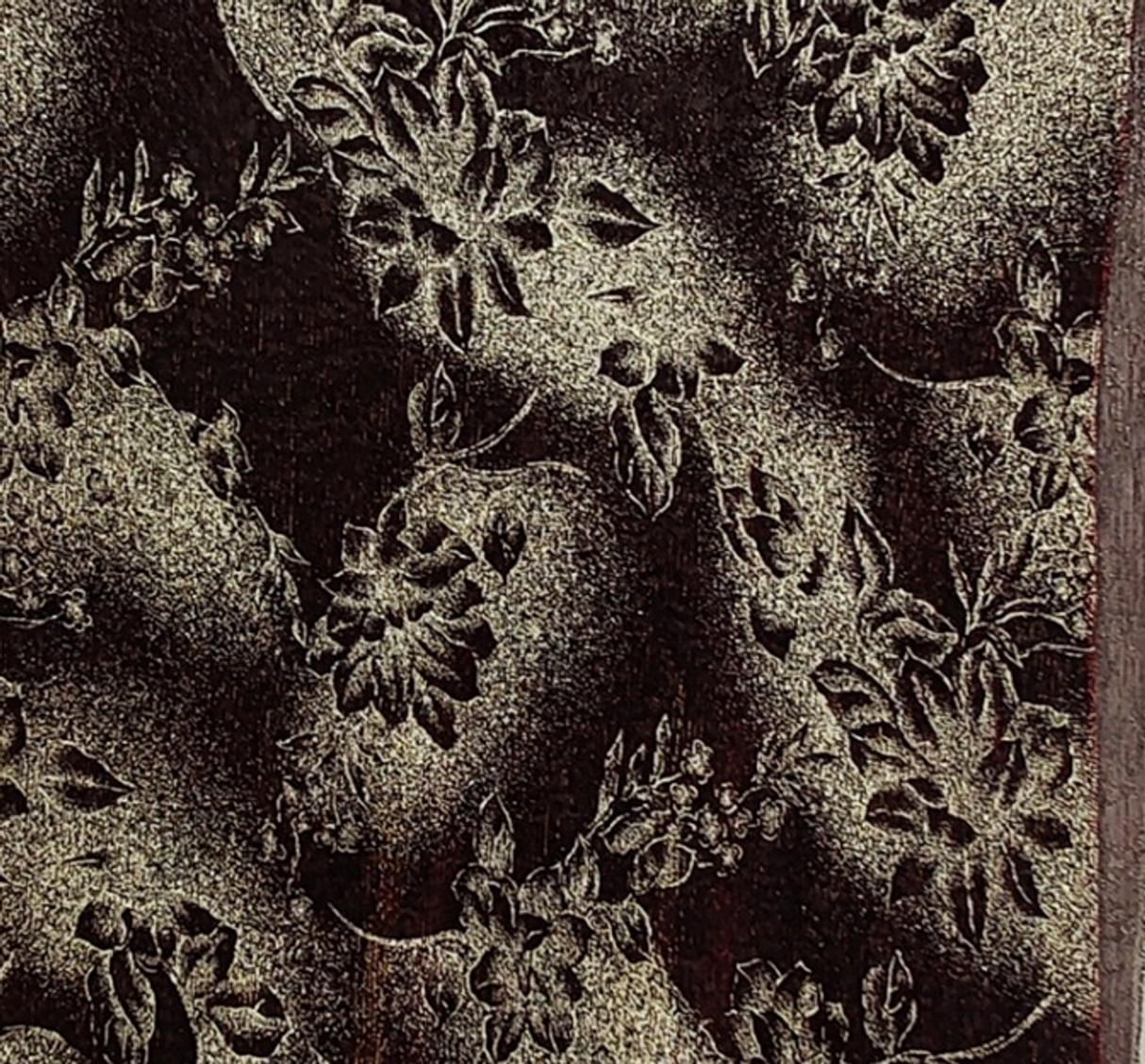 1 Yard Sheer Foil Mesh Fabric Red with Gold Sparkle, 56/58" Wide for Events, Fashion & Decorations