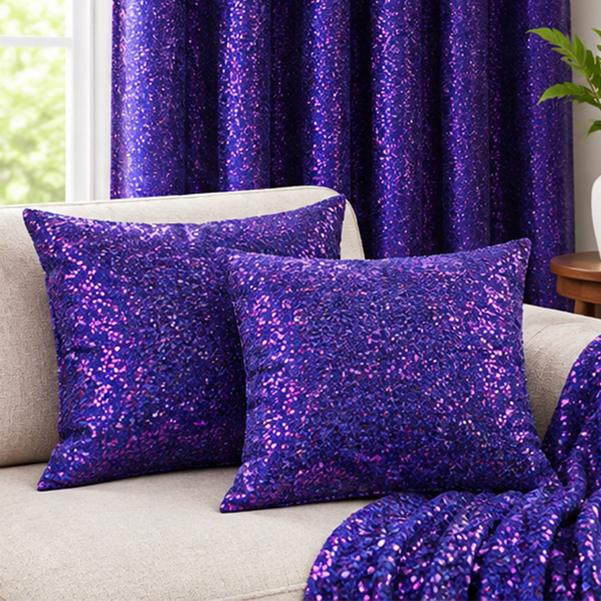 Sequin Taffeta Fabric Sparkle Shimmer Polyester Event Backdrop