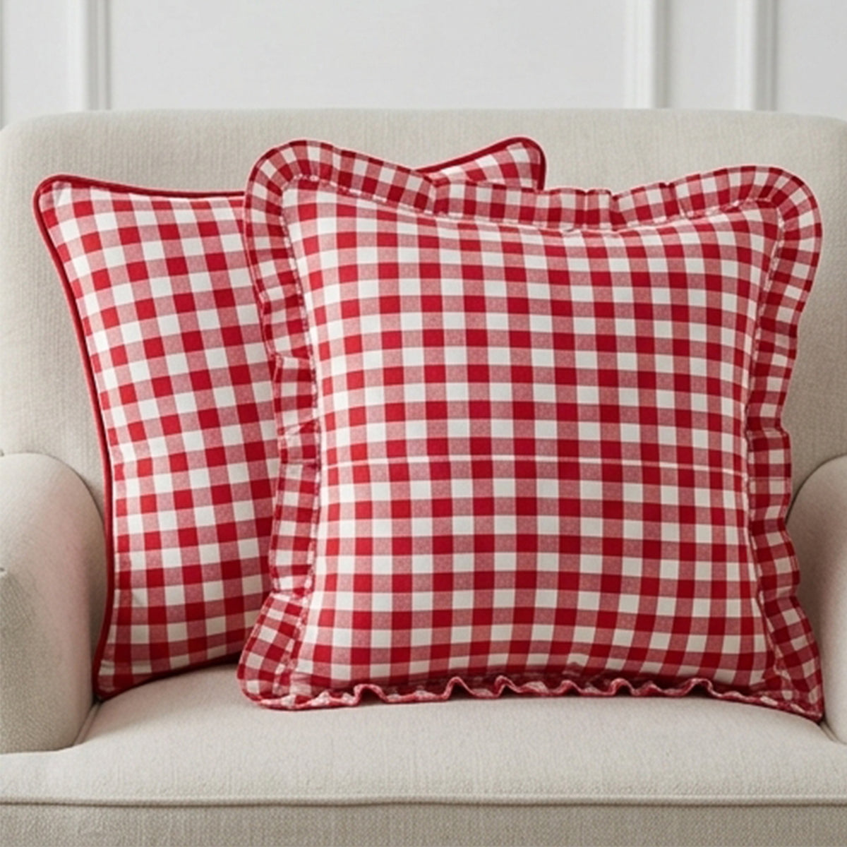 Buffalo Check Poly Poplin Fabric 60 Inch Wide Durable Polyester