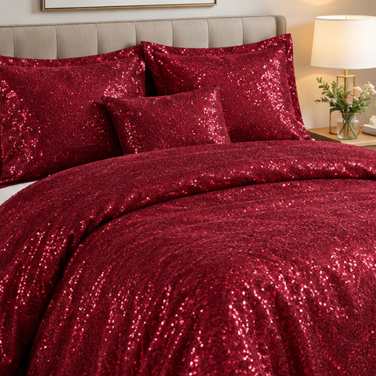 Glitz Sequin Fabric Sparkling Mesh Polyester Costume Decor Yard