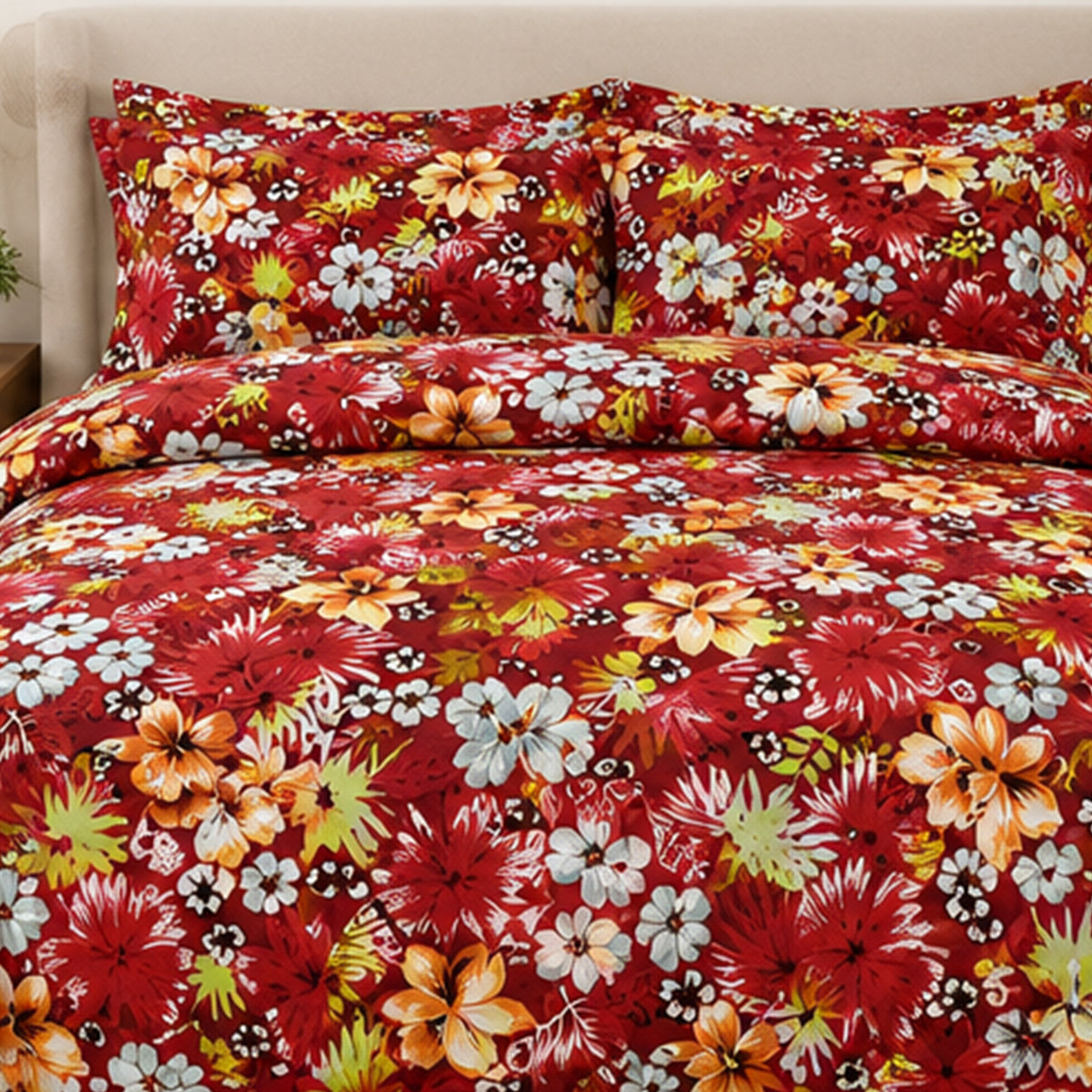 Hawaiian Print Poly Cotton Fabric 58 Inch Wide Durable Yard
