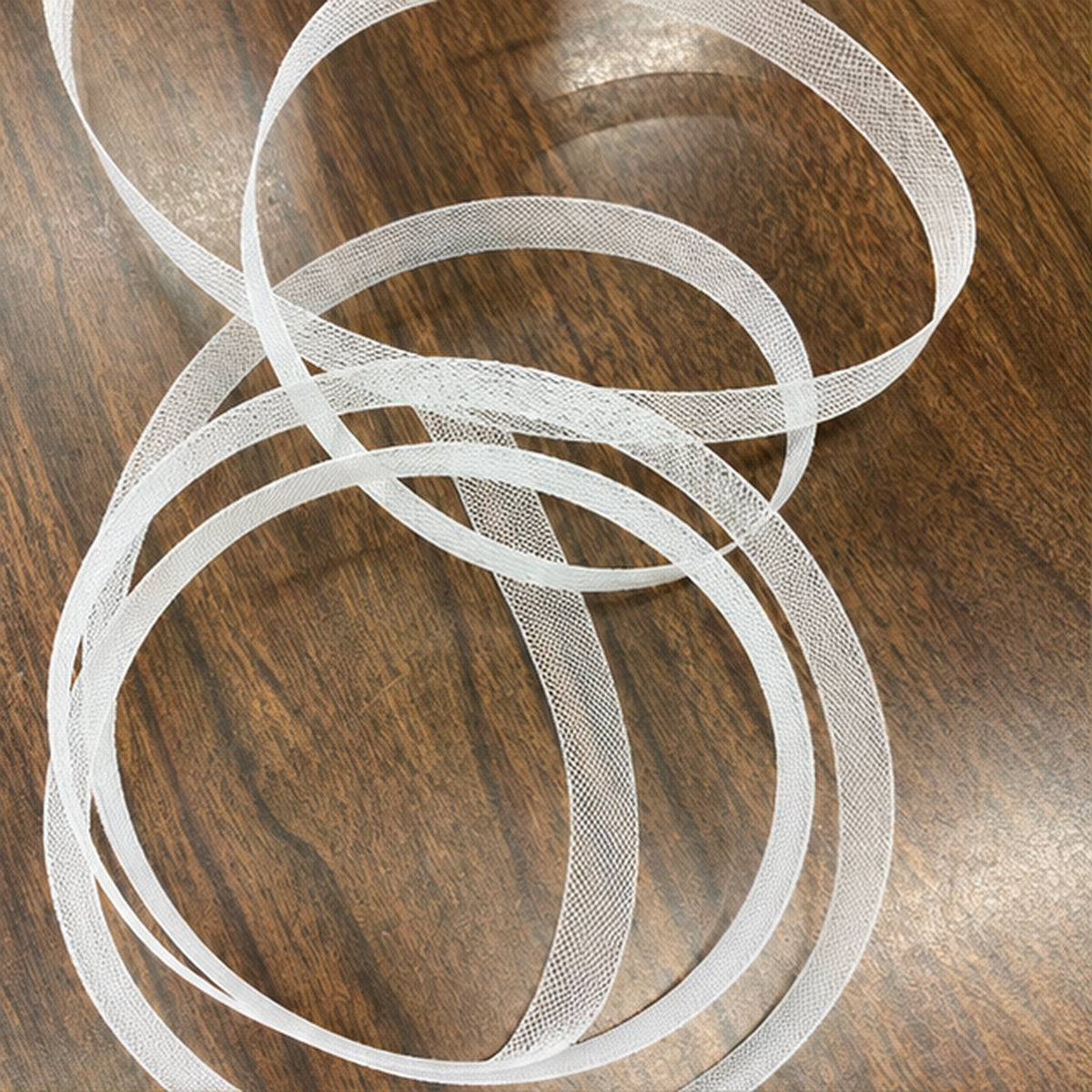 Horsehair Braid Trim Black Nylon Crinoline Webbing Sold by Yard