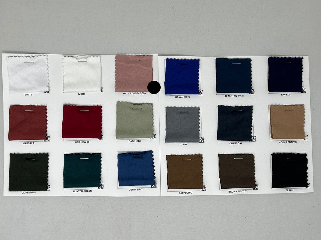 1 Yard Heavy DBP Double Sided Super DTY Brushed Knit Solid Fabric Soft Durable 60 Inch Width