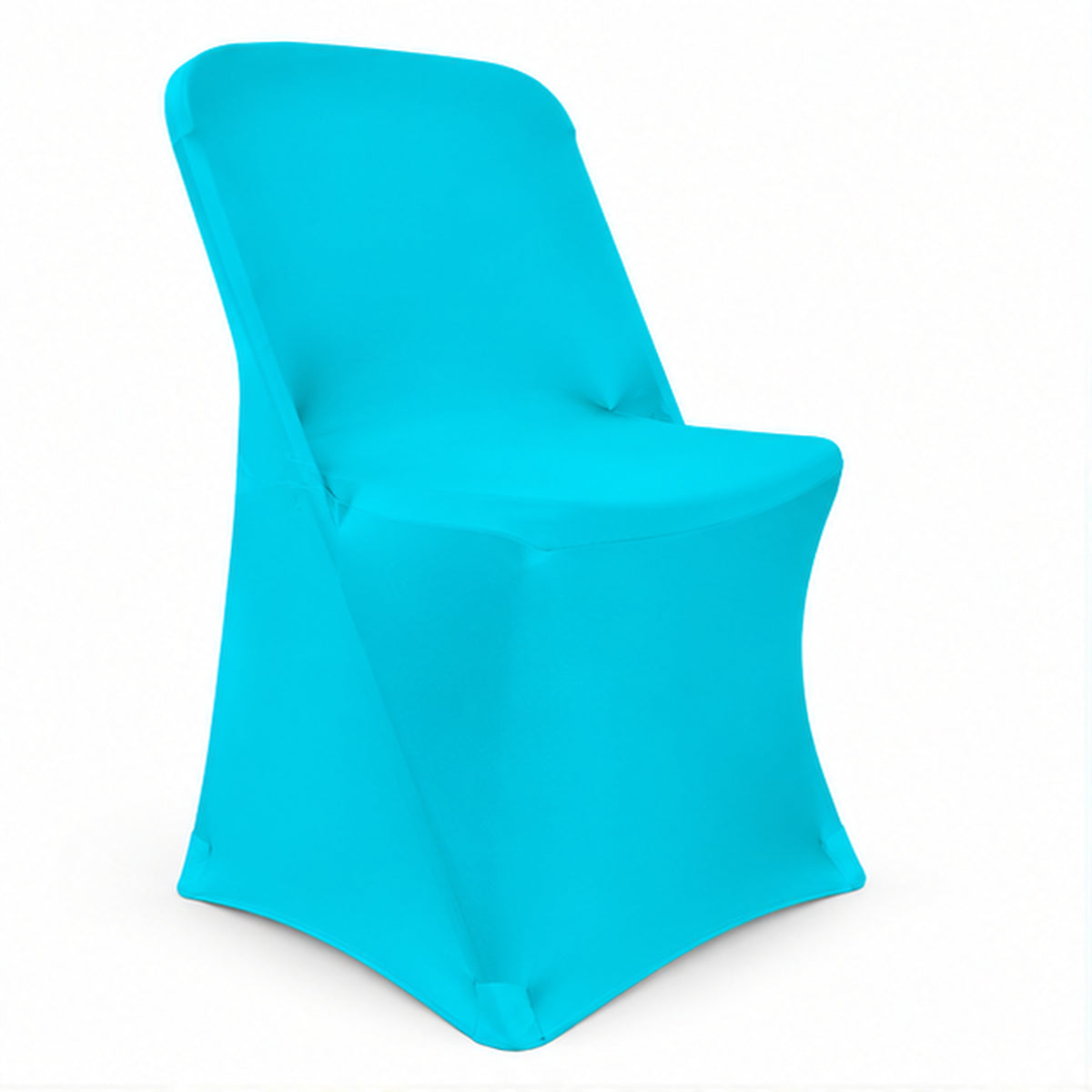 Turquoise Premium Spandex Lifetime Folding Chair Cover 220 GSM