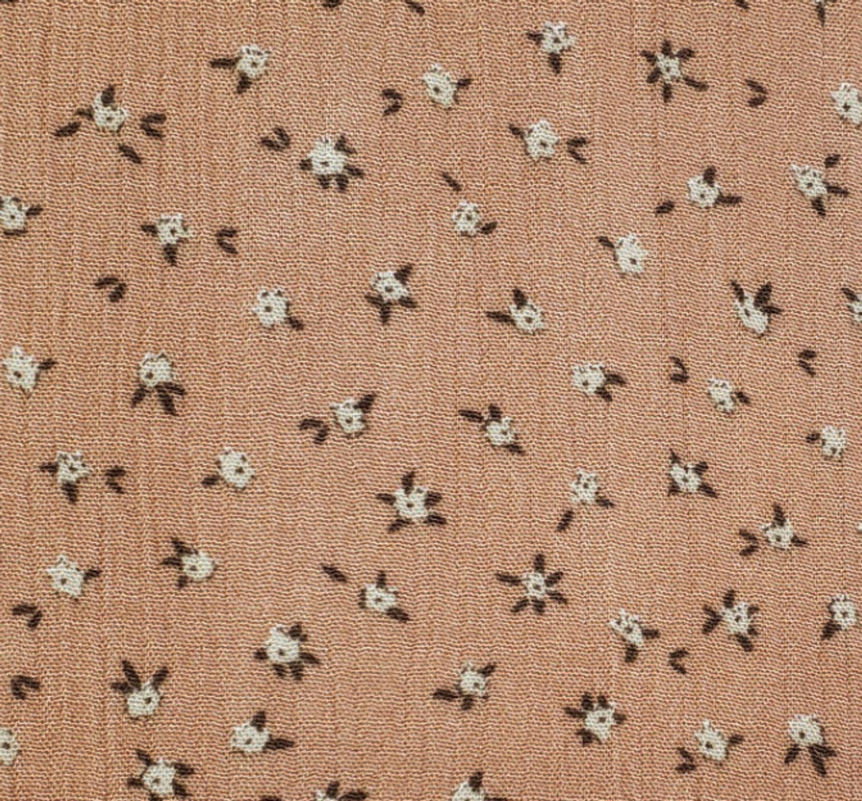 1 Yard Rayon Crinkle Fabric 50/52" Wide, Lightweight Drapey Rose Dust Crepon for Apparel