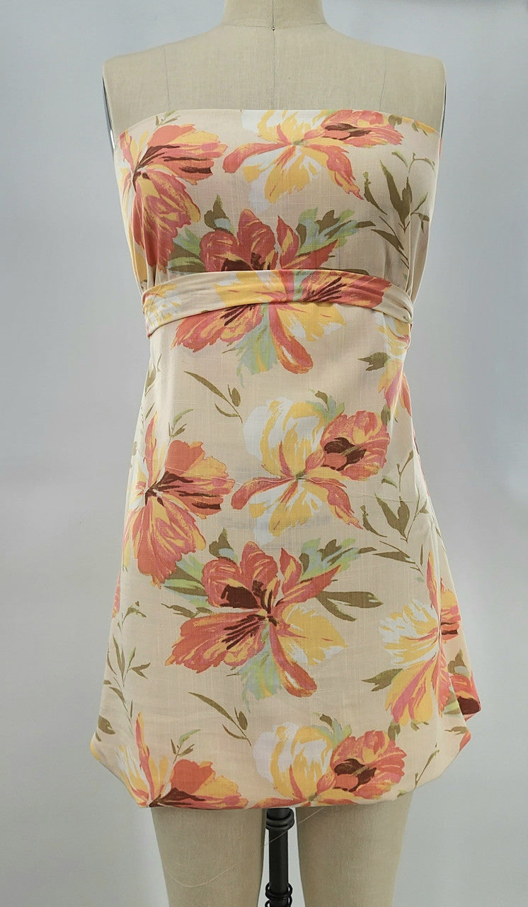 1 Yard Neutral Rayon Slub Apparel Fabric Lightweight Craft Clothing Sewing Material Width 55/56 Inches