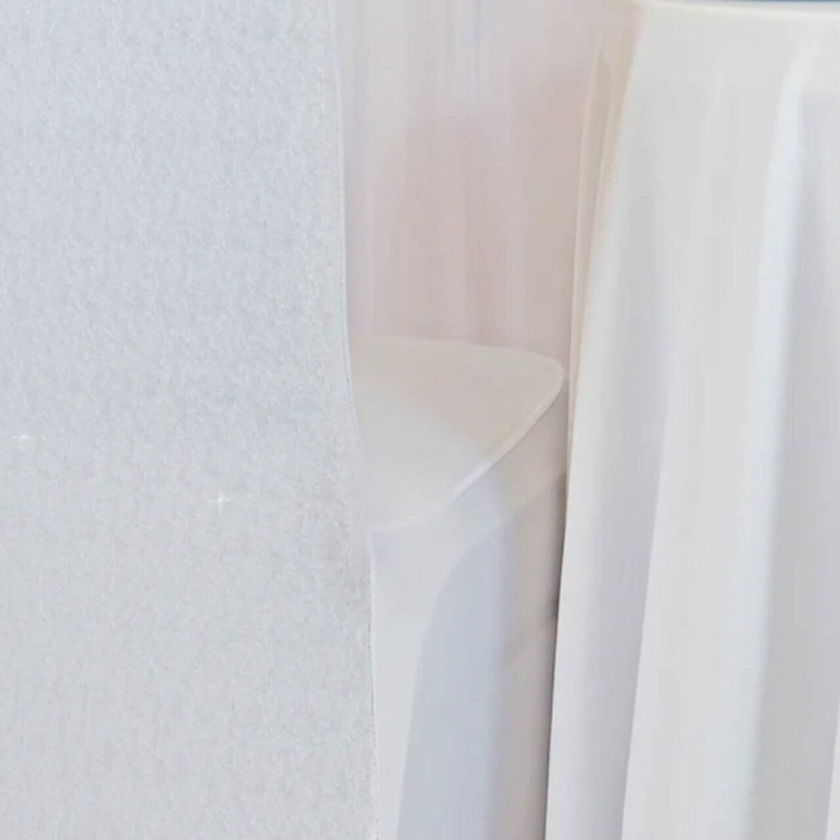 1 Piece Sequin Spandex Banquet Chair Cover White Stretch Sparkle Wedding Event Decor