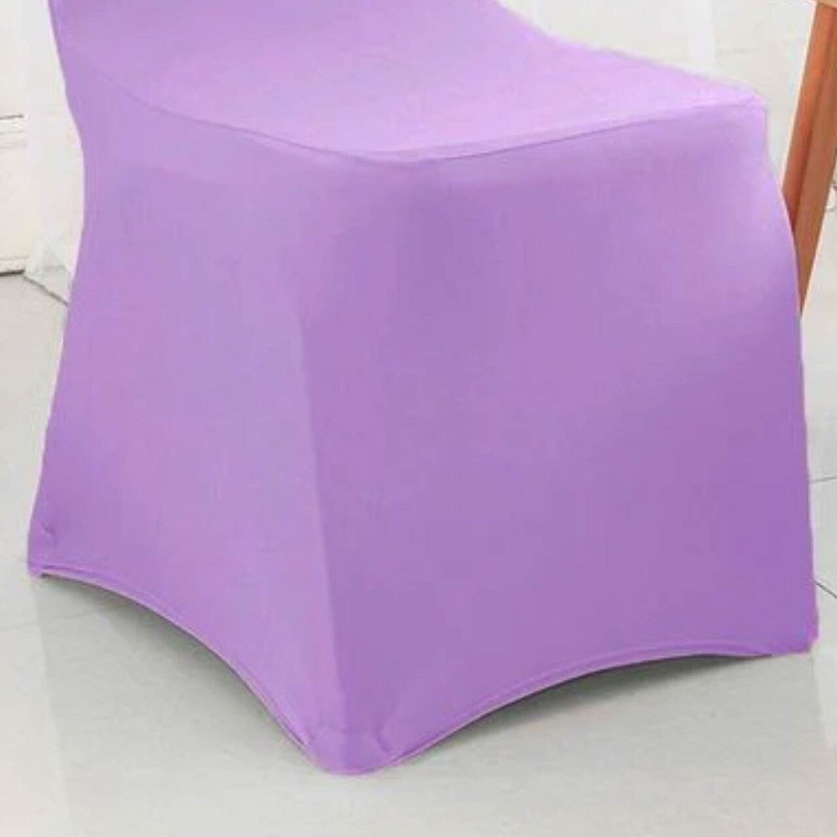 1 Piece Lilac Spandex Banquet Chair Cover with Stretch Fit for Elegant Events
