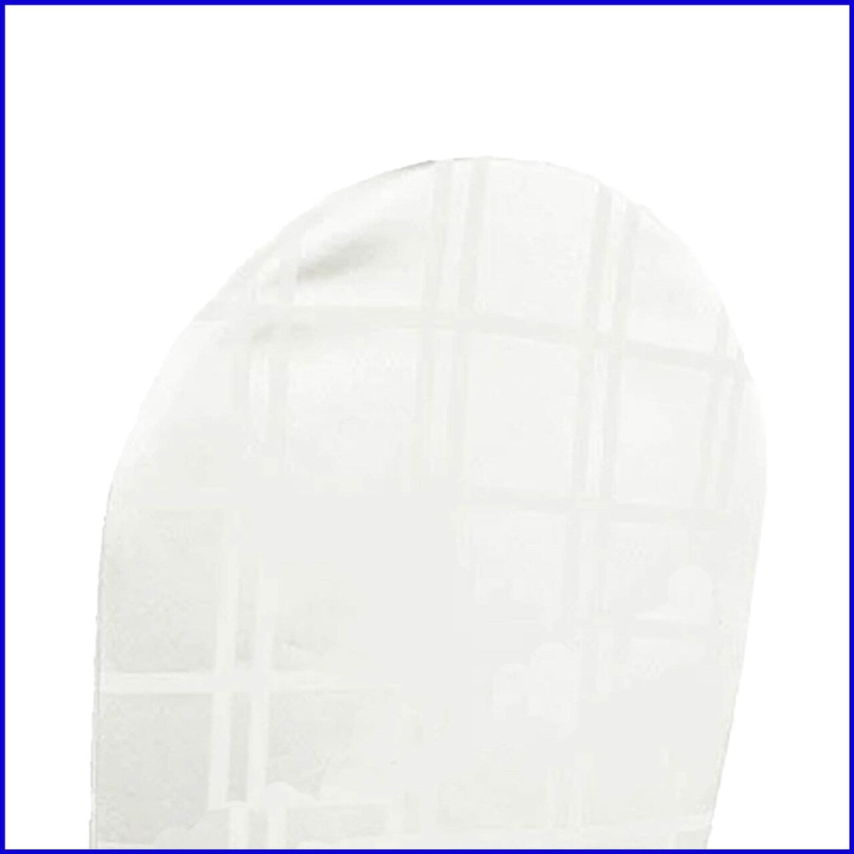 1 Piece Ivory Plaid Jacquard Polyester Banquet Chair Cover Elegant Rustic Slipcover