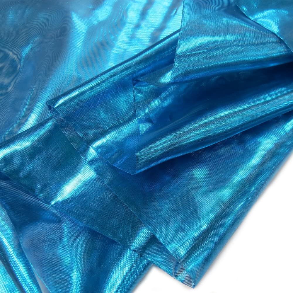 1 Yard Metallic Tissue Lame Fabric 85% Nylon & 15% Metallic Material 60 Inch Width