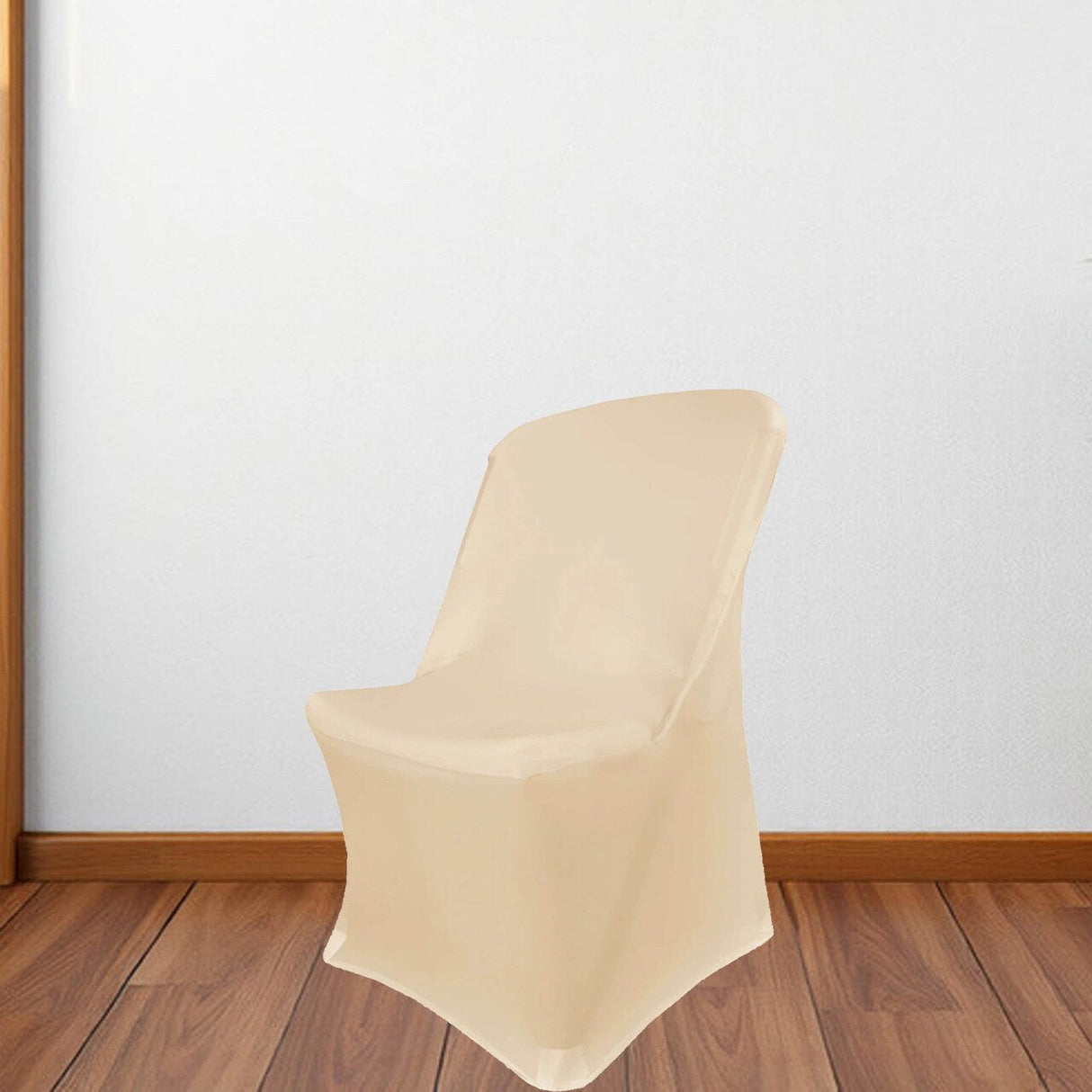 1 Piece Premium Spandex Chair Cover for Lifetime Folding Chair Lilac Stretch, Machine Washable