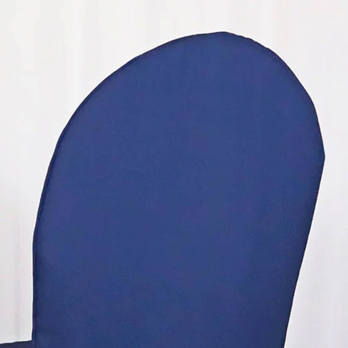 1 Piece Navy Blue Banquet Chair Cover, Polyester Slipcover for Weddings & Events