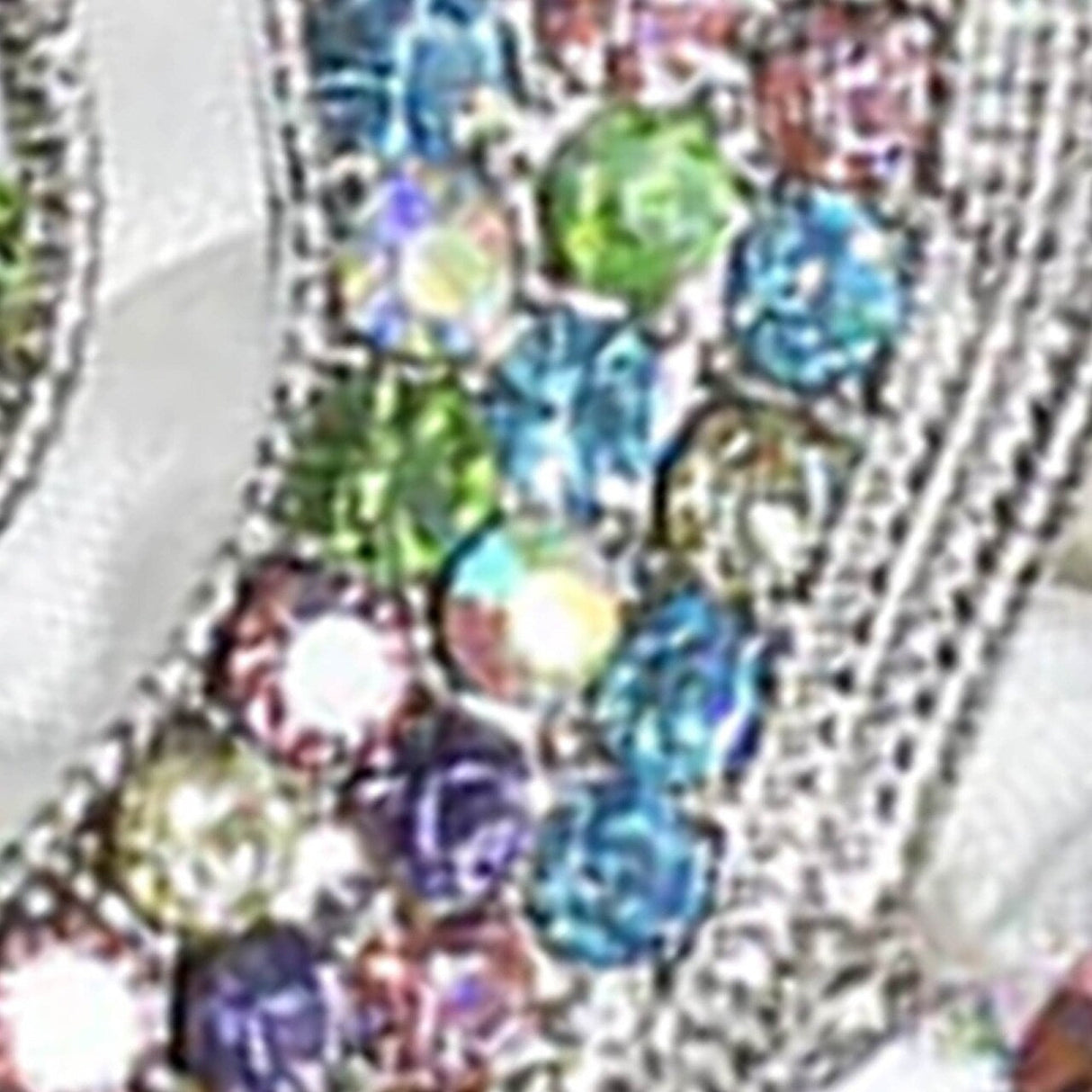 1 Piece Butterfly Rhinestone Chair Sash Buckle Silver Metal Accent 2 Inch Width