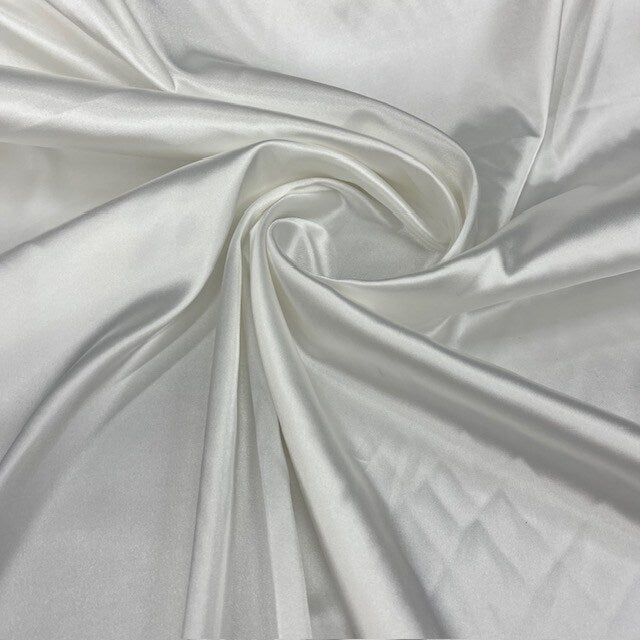 1 Yard 60” Stretch Charmeuse Satin Fabric – 195 GSM, Silky 2 Way Stretch for Bridal, Evening Dresses & Event Décor (97% Polyester, 3% Spandex)