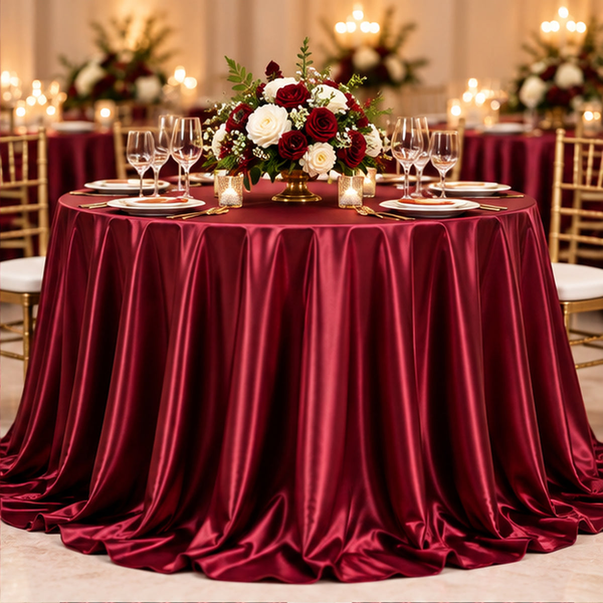 Burgundy Low Stretch Tricot Polyester Fabric 108/120 Inch Wide