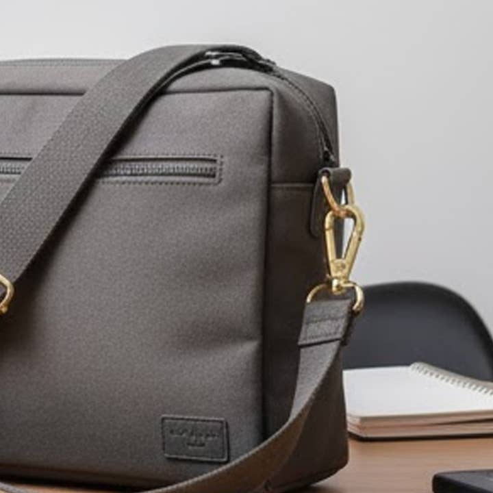 Yellow Metal Snap Hook for Pet Buckles & Key Rings