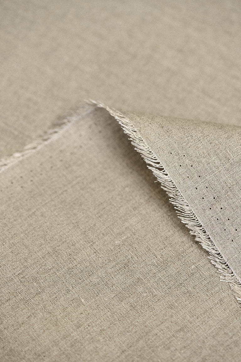1 Yard Natural Linen Fabric Softened Lightweight Solid 58 Inches Wide for Clothing and Décor