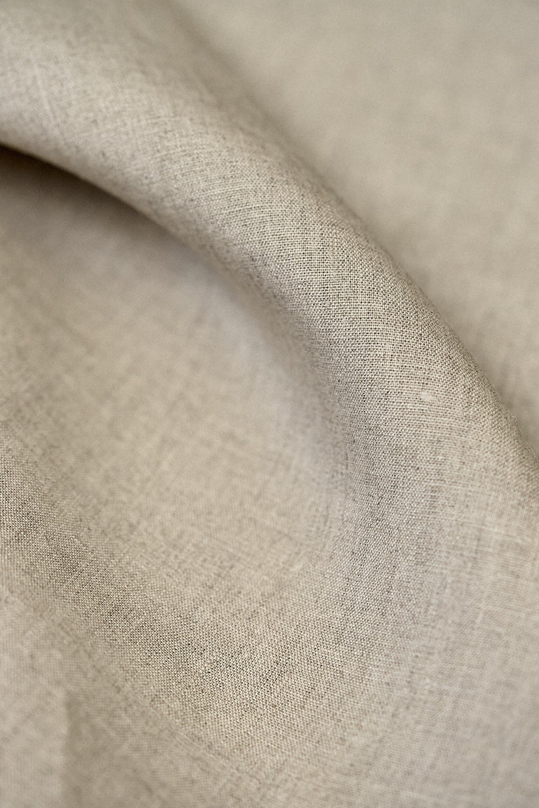 1 Yard Natural Linen Fabric Softened Lightweight Solid 58 Inches Wide for Clothing and Décor