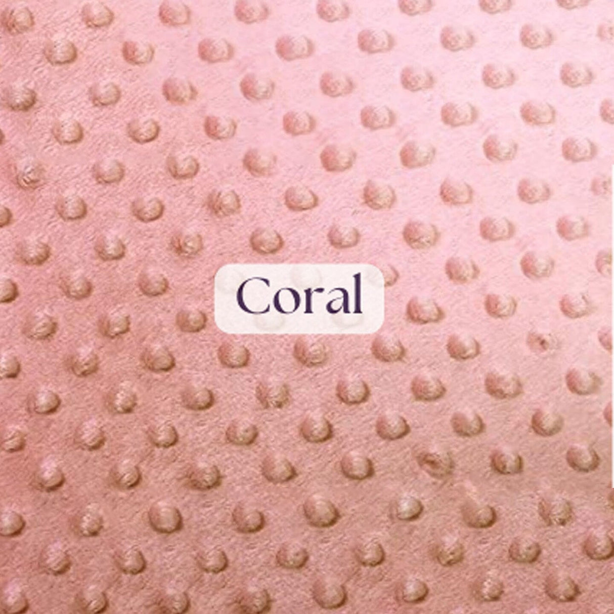 1 Yard Ultra Soft Minky Dot Fleece Plush Fabric 100 Percent Polyester for Crafts 60 Inch Width