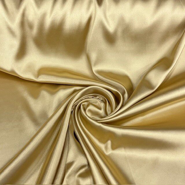 1 Yard 60” Stretch Charmeuse Satin Fabric – 195 GSM, Silky 2 Way Stretch for Bridal, Evening Dresses & Event Décor (97% Polyester, 3% Spandex)