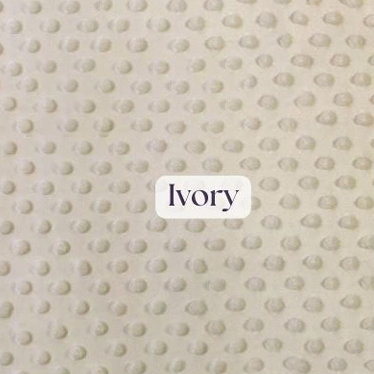 1 Yard Ultra Soft Minky Dot Fleece Plush Fabric 100 Percent Polyester for Crafts 60 Inch Width