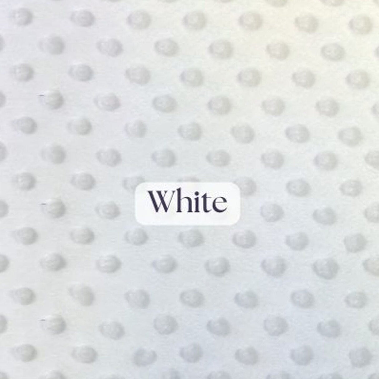 1 Yard Ultra Soft Minky Dot Fleece Plush Fabric 100 Percent Polyester for Crafts 60 Inch Width