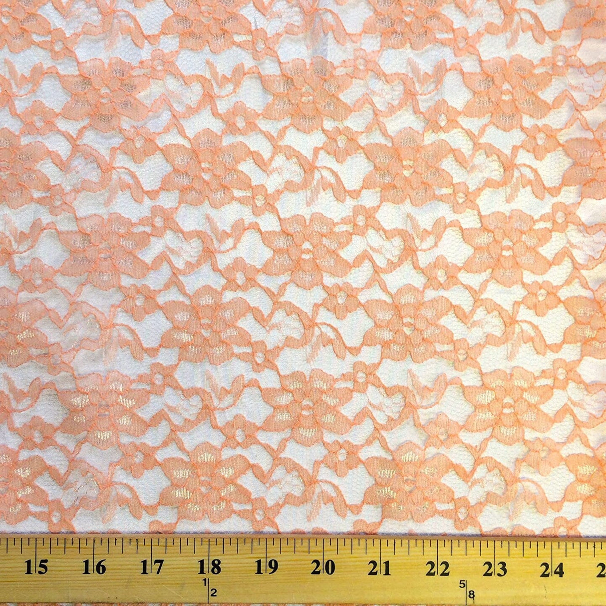 1 Yard Raschel Lace Fabric French Floral 100% Polyester Material for Dresses 60 Inch Width