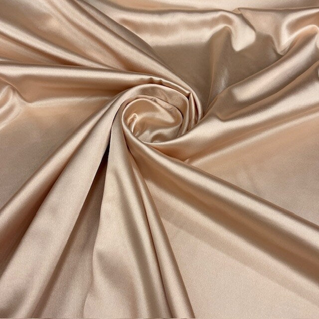 1 Yard 60” Stretch Charmeuse Satin Fabric – 195 GSM, Silky 2 Way Stretch for Bridal, Evening Dresses & Event Décor (97% Polyester, 3% Spandex)