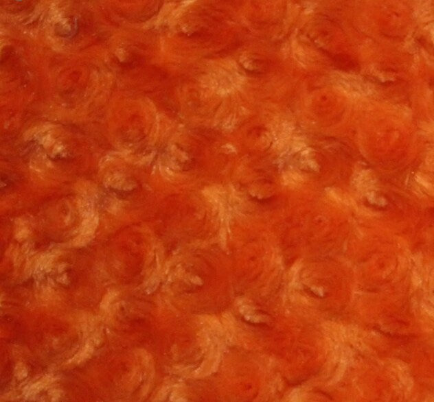 1 Yard Rosebud Minky Fabric 100% Polyester Plush Textured Soft Material for Blankets 60 Inch Width
