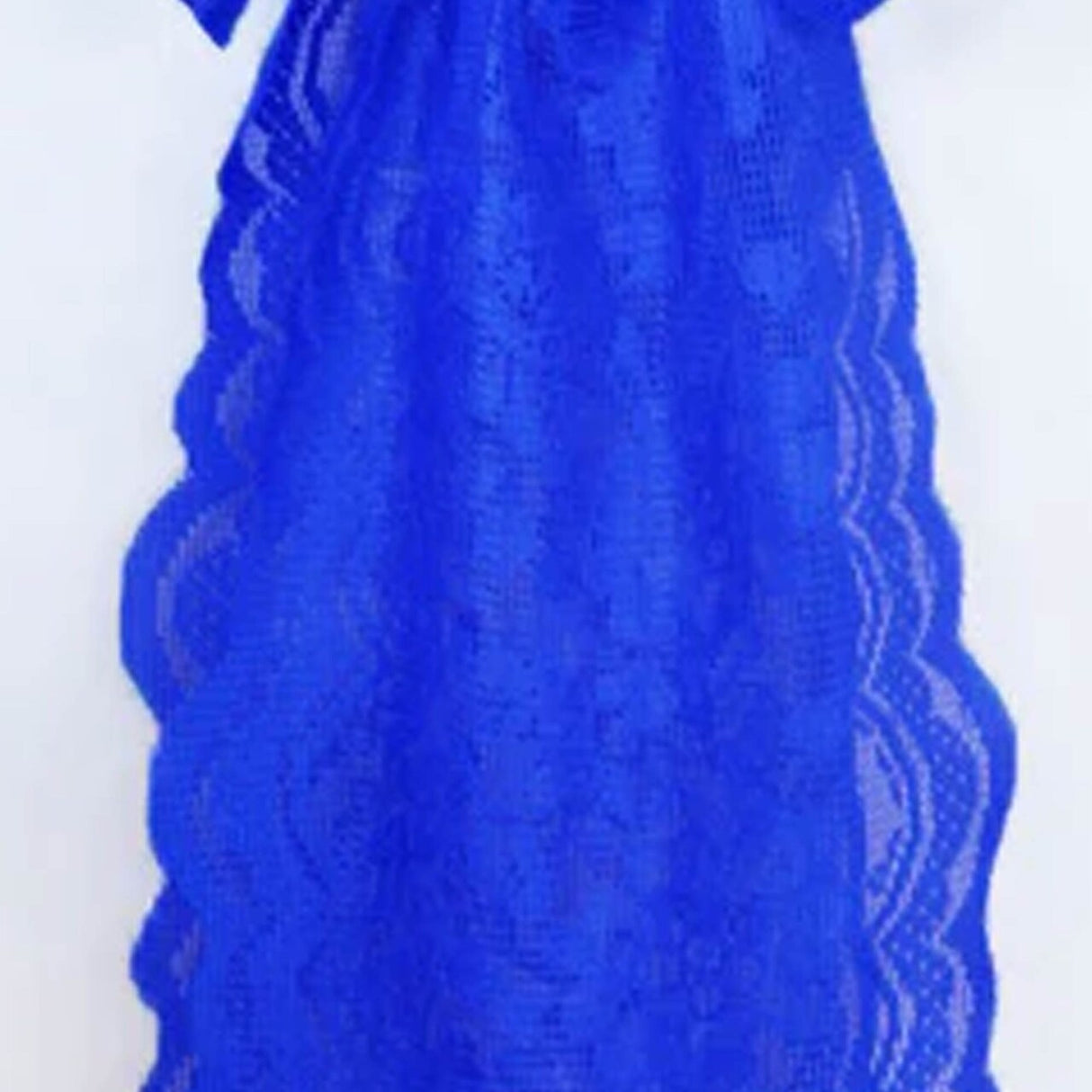 10 Pieces Royal Blue Caspari Lace Chair Sashes for Elegant Event Seating Décor 9x108 Inches