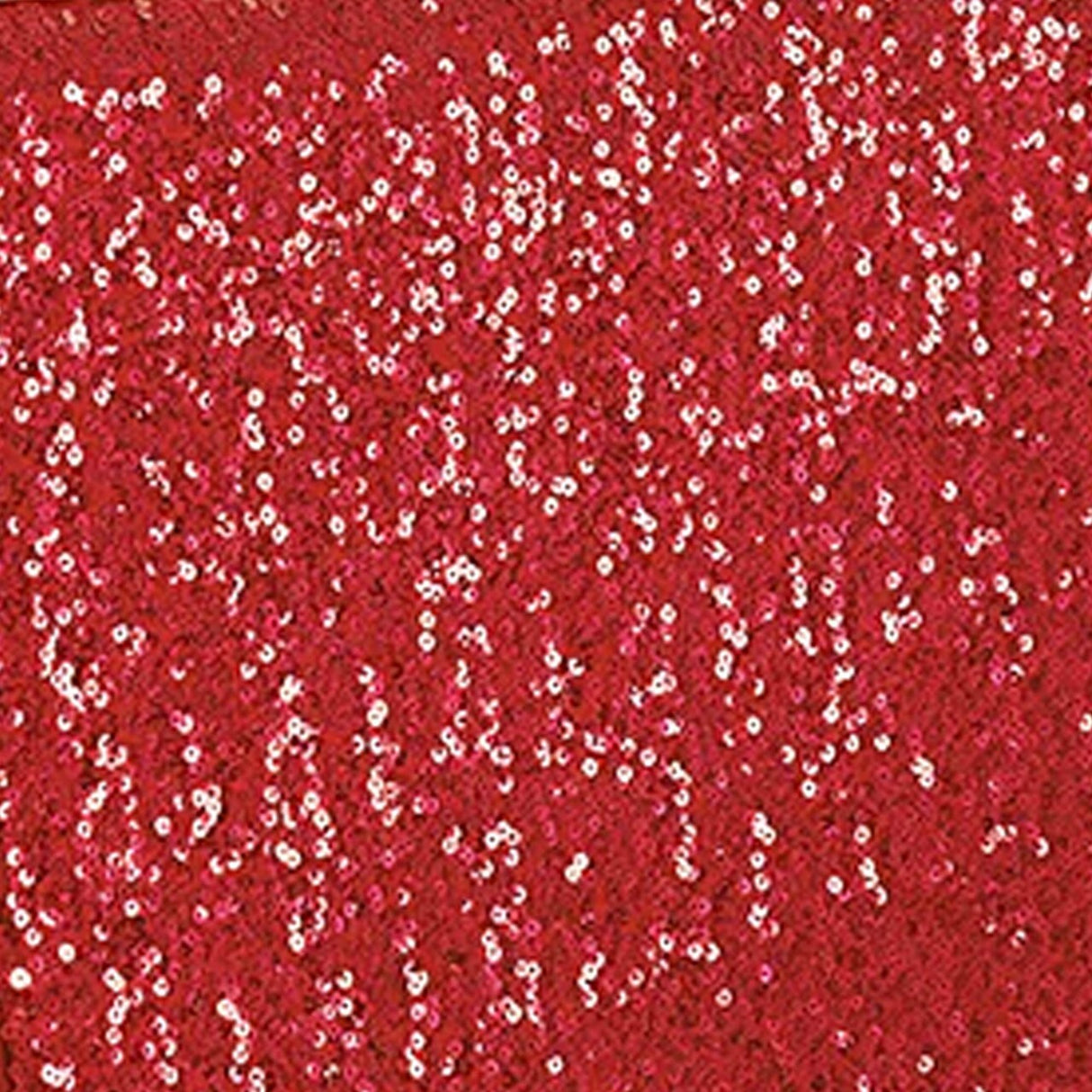 1 Piece Apple Red Sequin Spandex Chair Cap 13.5 inch by 10 inch Party Decor