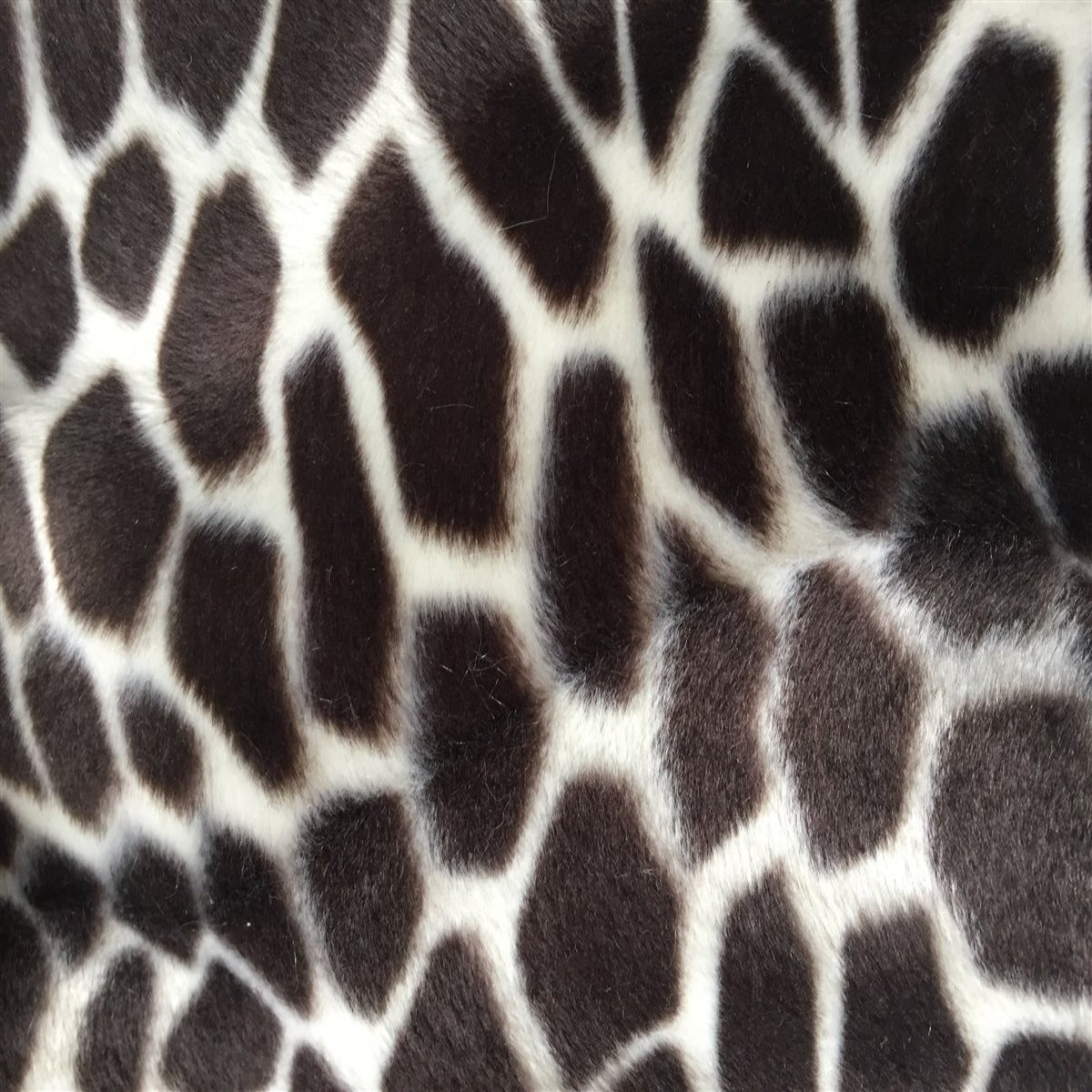 1 Yard Giraffe Velboa Faux Fur Fabric 100% Polyester