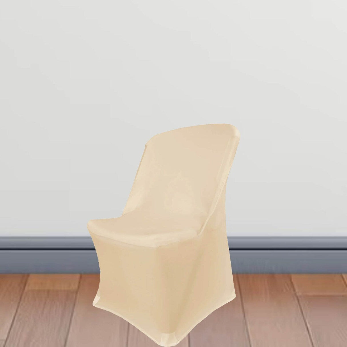 1 Piece Premium Spandex Chair Cover for Lifetime Folding Chair Lilac Stretch, Machine Washable