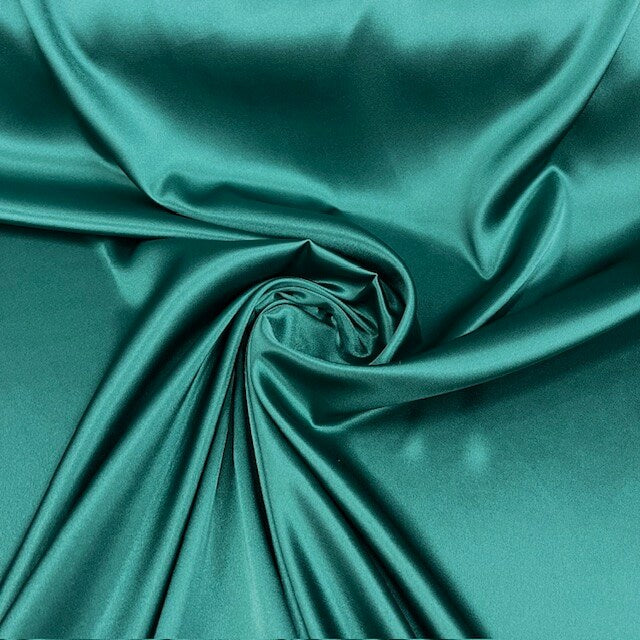 1 Yard 60” Stretch Charmeuse Satin Fabric – 195 GSM, Silky 2 Way Stretch for Bridal, Evening Dresses & Event Décor (97% Polyester, 3% Spandex)