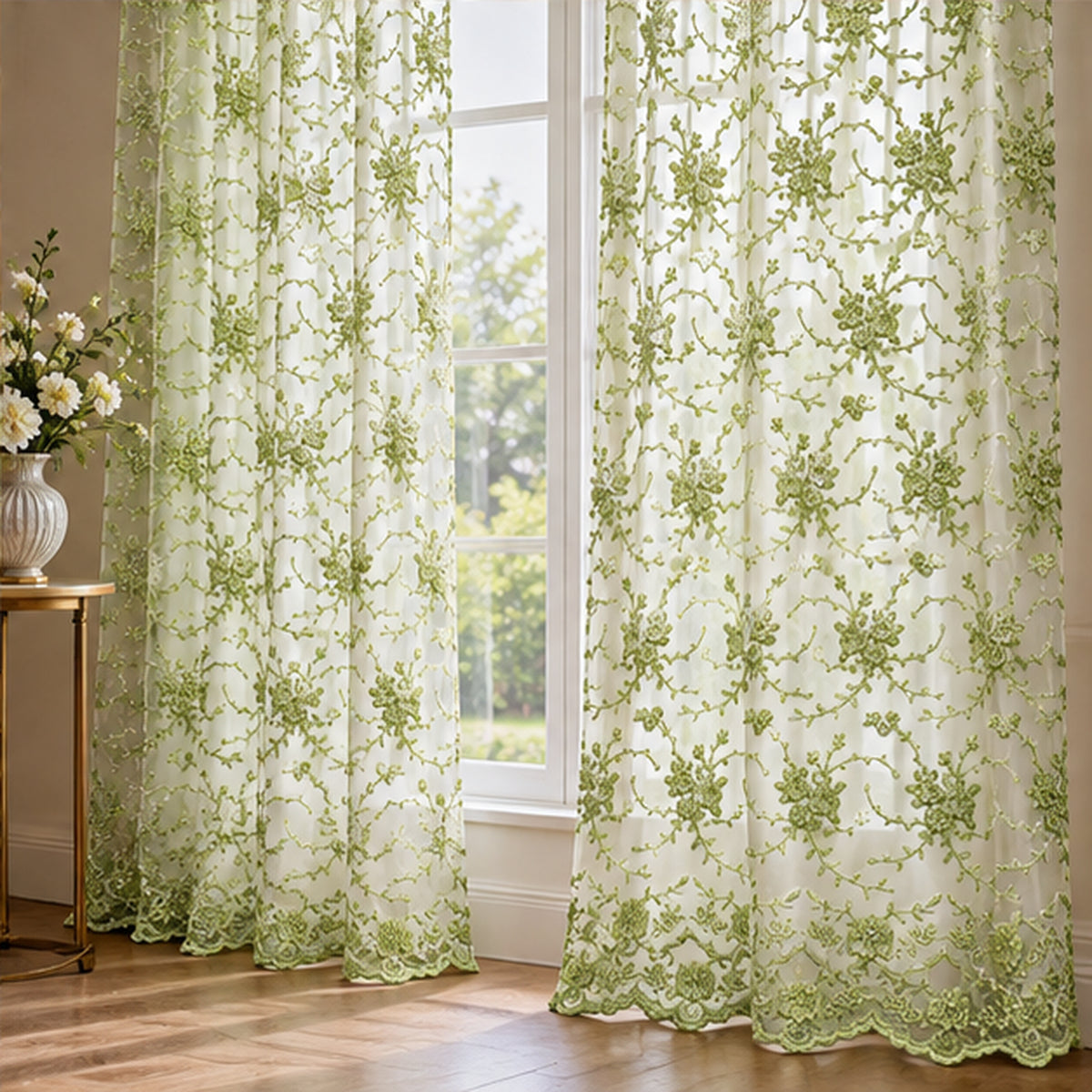 Corded Bridal Lace Fabric Embroidered Polyester Net Mesh Yard