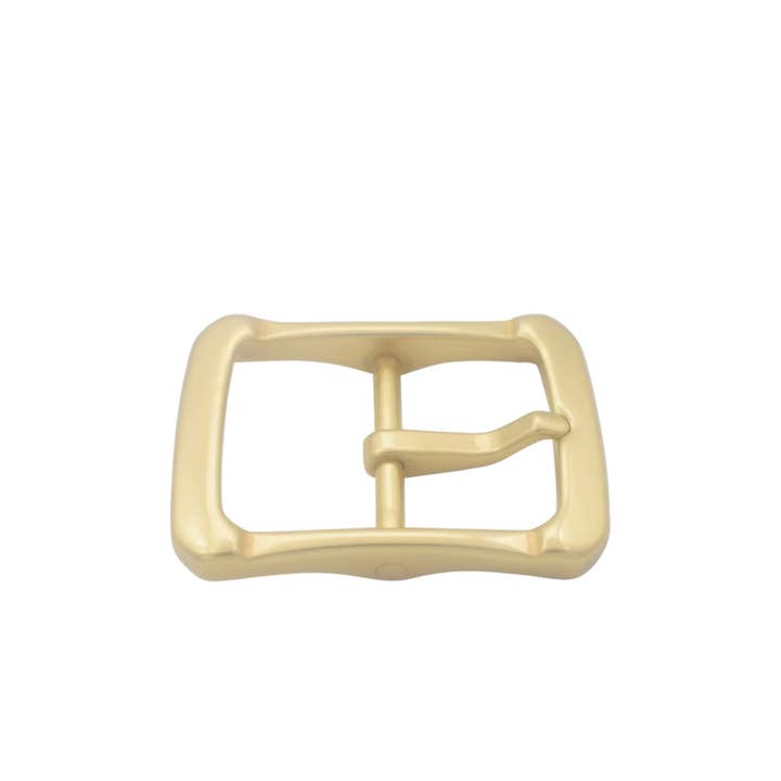 40mm Solid Brass Pin Belt Buckle for DIY Leather Jeans