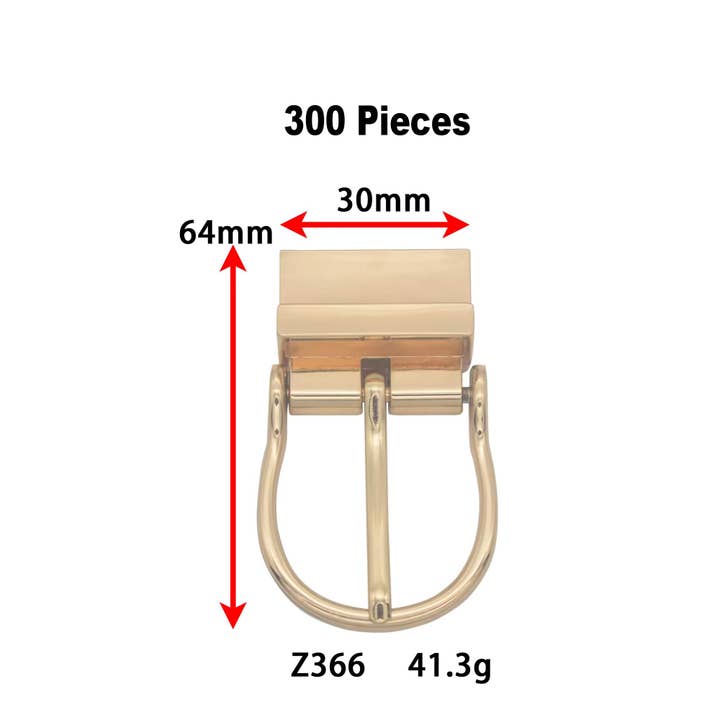 Men’s Reversible Pin Belt Buckle for Leather Belts