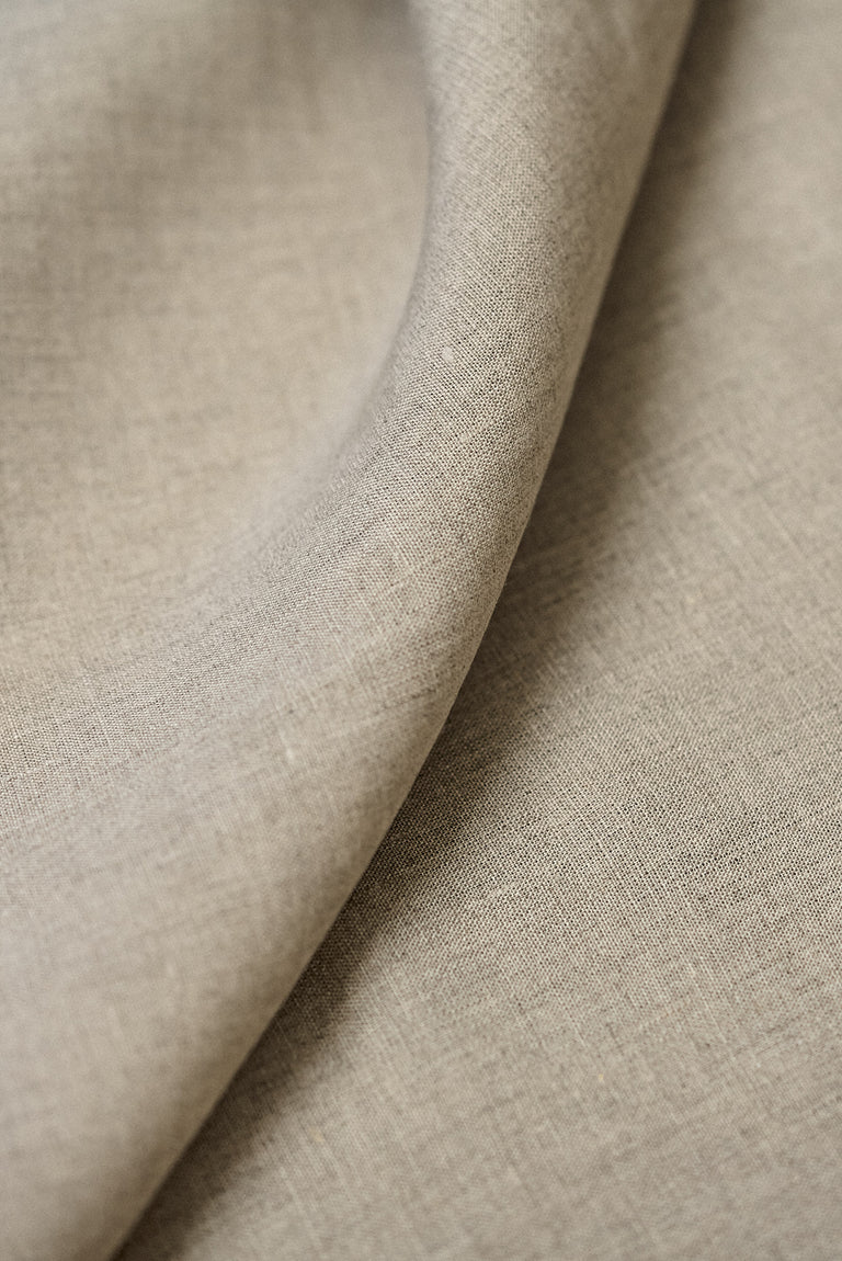 1 Yard Light Mixed Natural Washed Pure Linen Fabric Midweight 2 Tone 60 Inches Wide