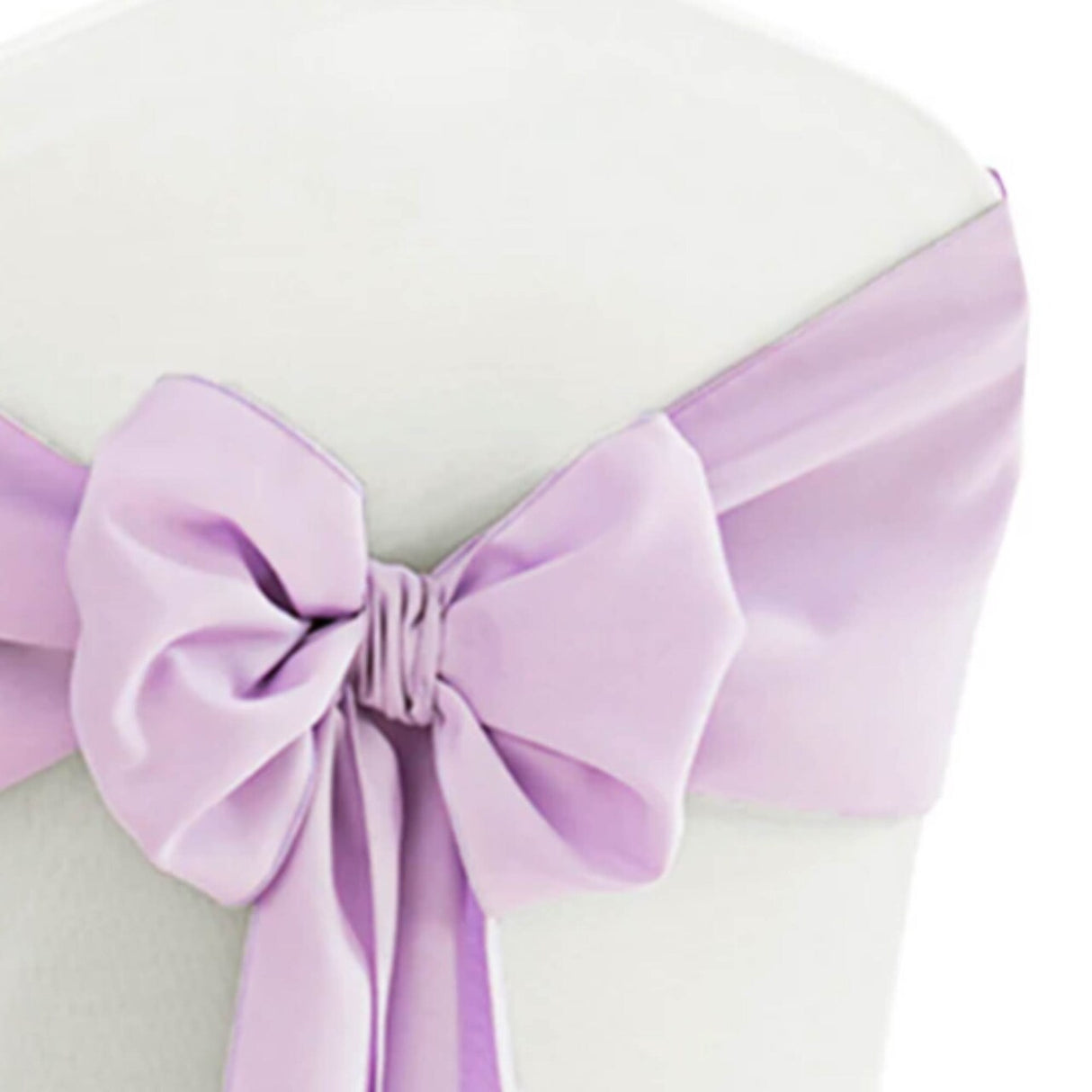 10 Pieces Lavender Polyester Chair Sashes 8"x108", Wrinkle Resistant Elegance