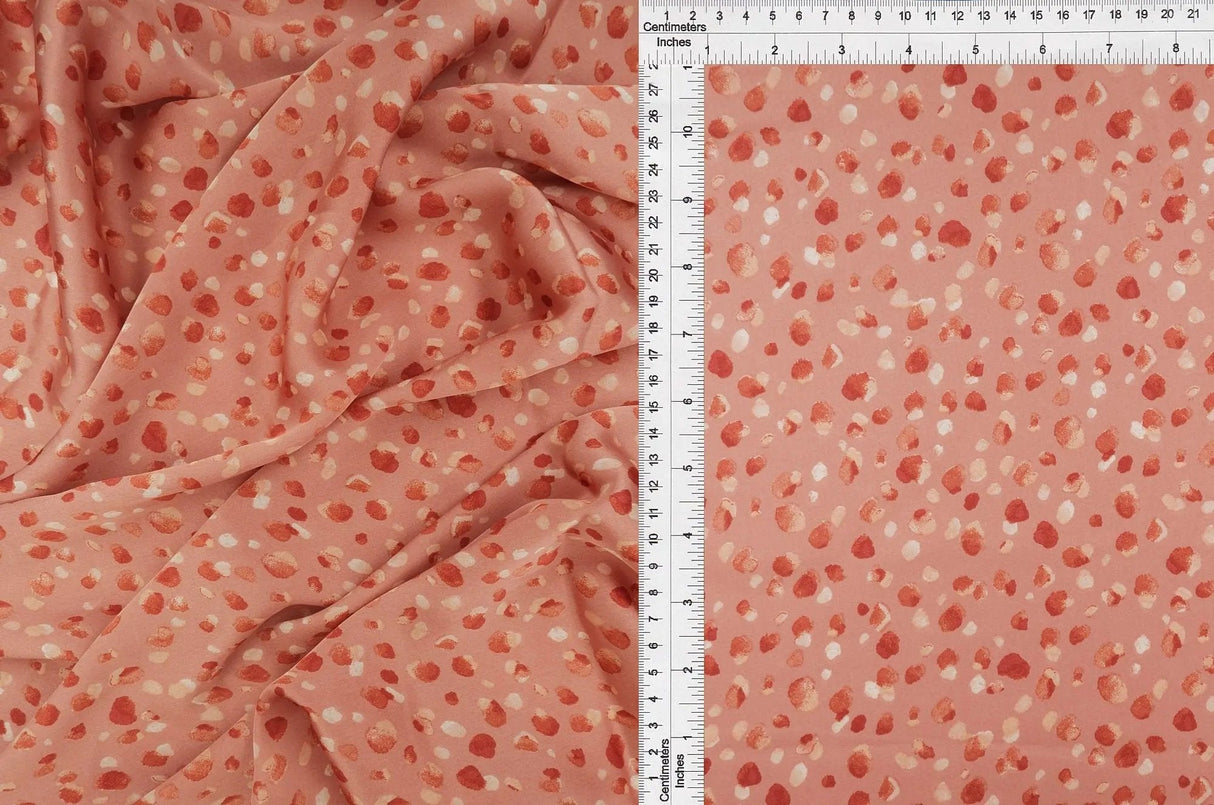 1 Yard Satin Conversational Print Fabric, 57/58? Wide 100% Polyester