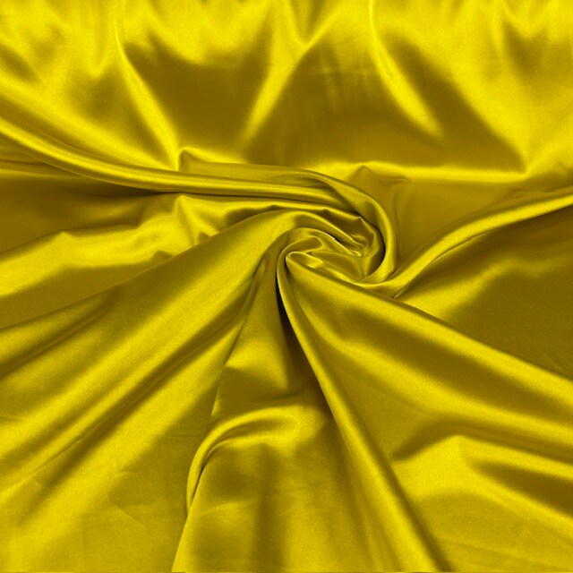 1 Yard 60” Stretch Charmeuse Satin Fabric – 195 GSM, Silky 2 Way Stretch for Bridal, Evening Dresses & Event Décor (97% Polyester, 3% Spandex)