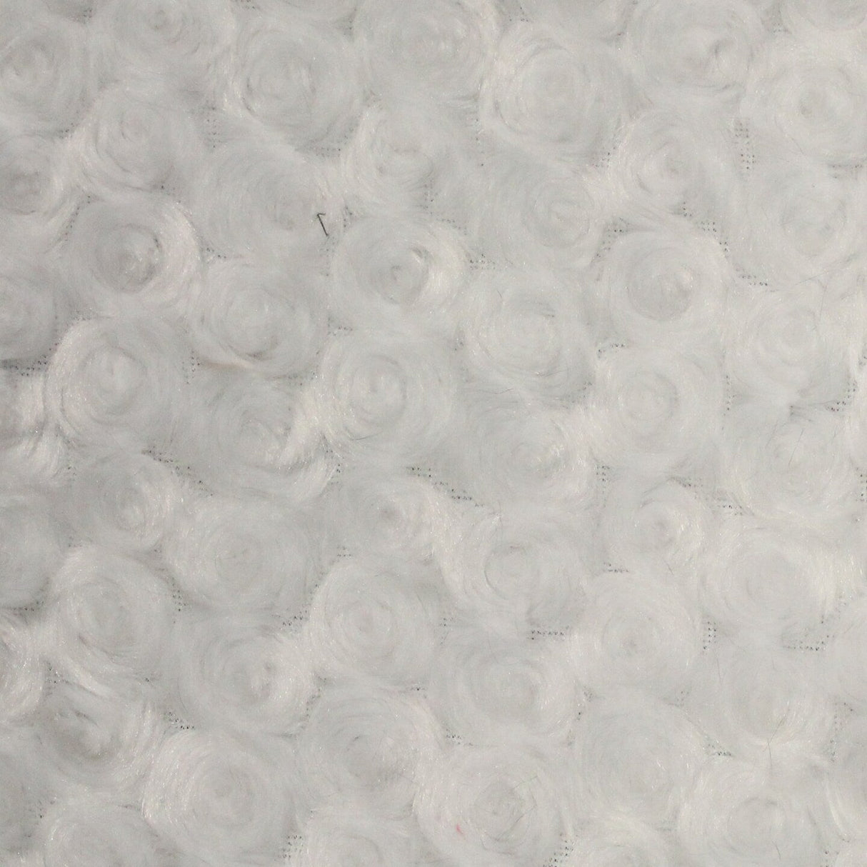 1 Yard Rosebud Minky Fabric 100% Polyester Plush Textured Soft Material for Blankets 60 Inch Width