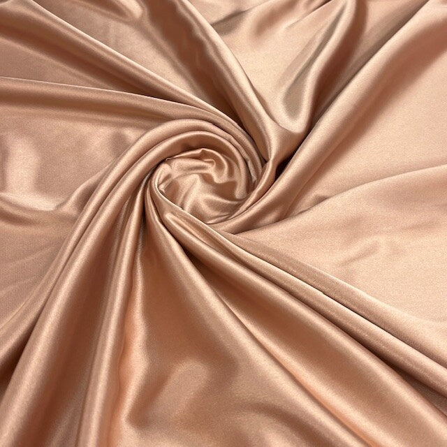 1 Yard 60” Stretch Charmeuse Satin Fabric – 195 GSM, Silky 2 Way Stretch for Bridal, Evening Dresses & Event Décor (97% Polyester, 3% Spandex)