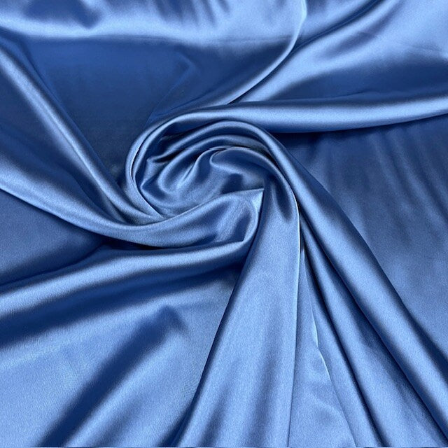 1 Yard 60” Stretch Charmeuse Satin Fabric – 195 GSM, Silky 2 Way Stretch for Bridal, Evening Dresses & Event Décor (97% Polyester, 3% Spandex)