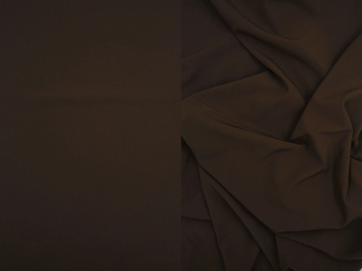 1 Yard Peach Skin Solid Stretch Woven Fabric Soft Brushed Drapery 57/58" Width