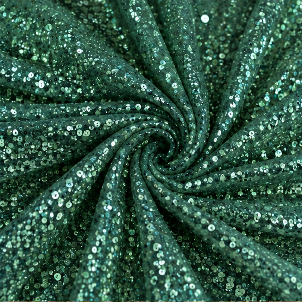 BPS Mesh Lace Hunter Green Fabric Sheer Stretch by the Yard Decor