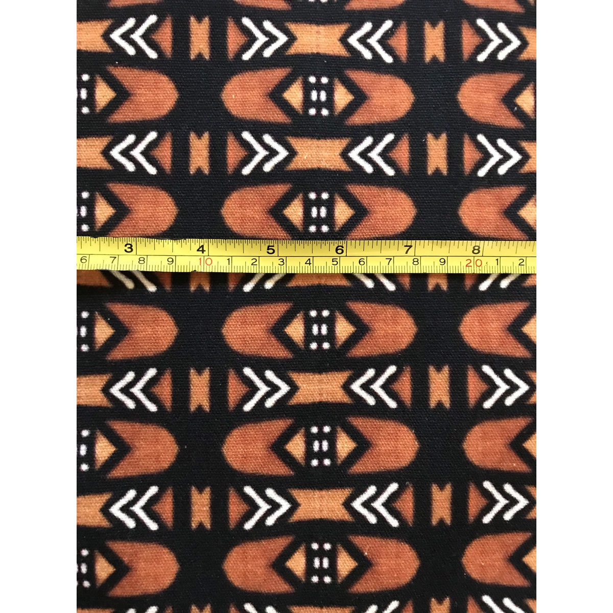 2 Yard African Bogolanfini Upholstery Fabric Heavyweight Cotton for Home Decor Crafts 60 Inch Width